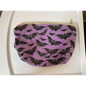 Purple bat gothic makeup bag 🦇💜